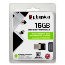 16GB KINGSTON microUSB,USB 3.1 DataTraveler microDuo 3C DTDUO3/16GB Taşınabilir Bellek Kutu Açık (Outlet)